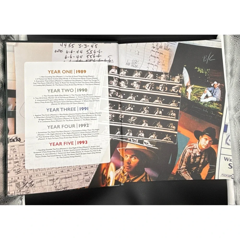 Garth Brooks The Anthology Part 1 Hardcover Book 5 CDs Included